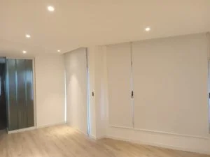 Cortinas Roller en Caballito, capital Federal. Black Out blanco para sala.
