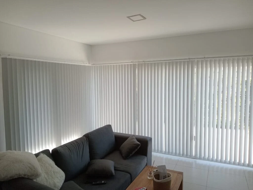 cortinas bandas verticales blackout